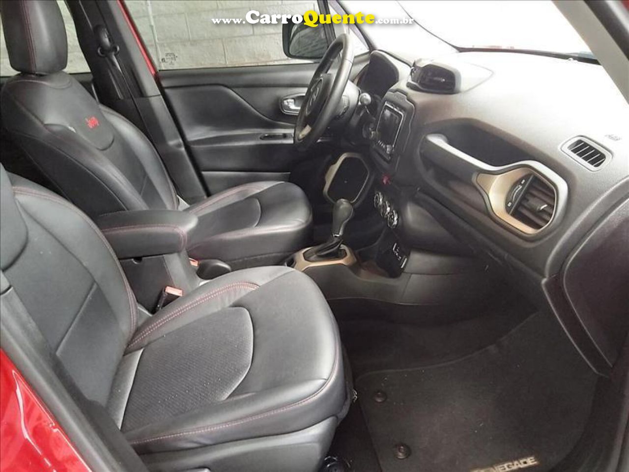 JEEP   RENEGADE SPORT 1.8 4X2 FLEX 16V AUT.   VERMELHO 2016 1.8 FLEX - Loja