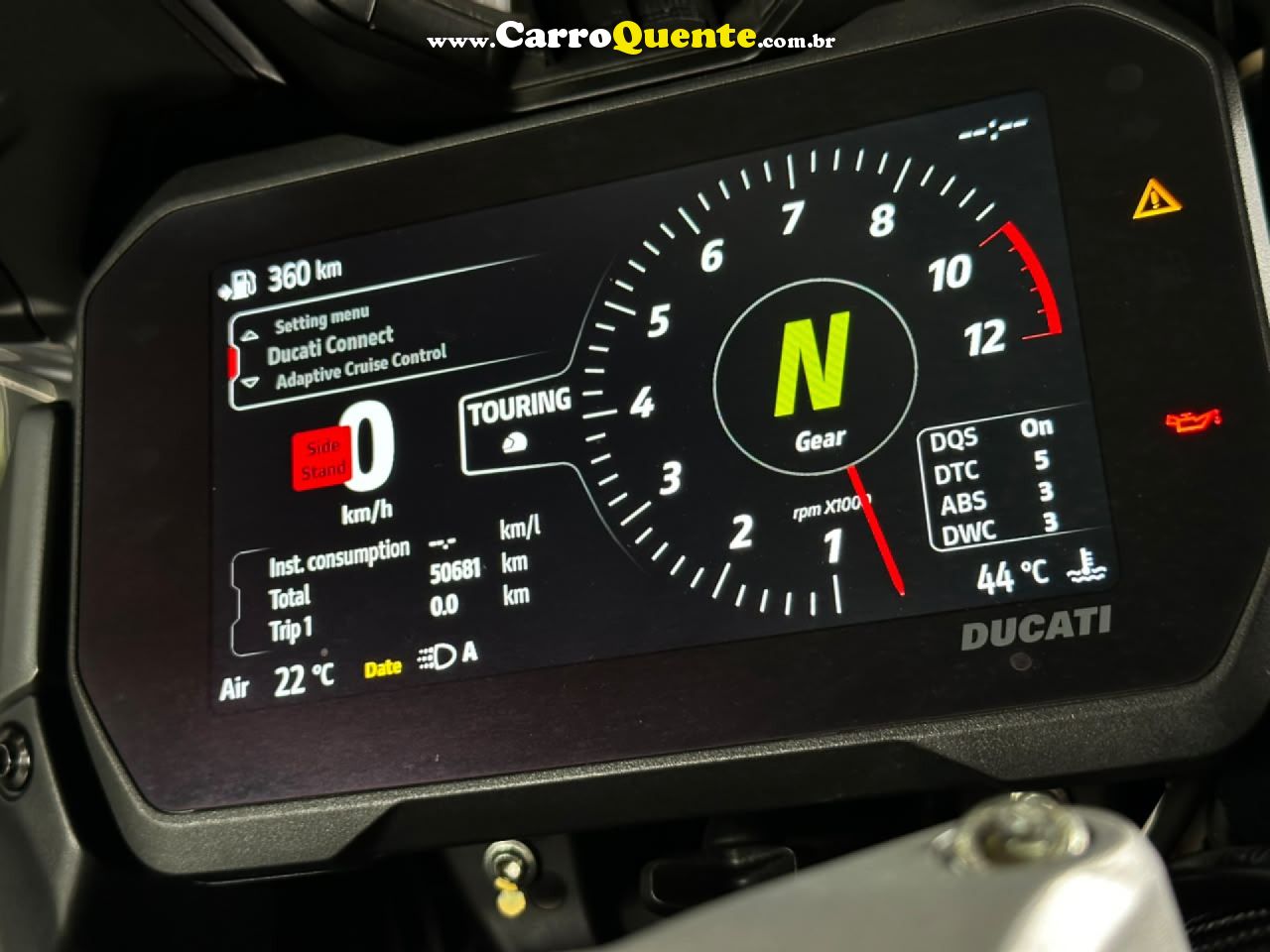 DUCATI   MULTISTRADA 1160 V4S   CINZA 2023 1160 GASOLINA - Loja