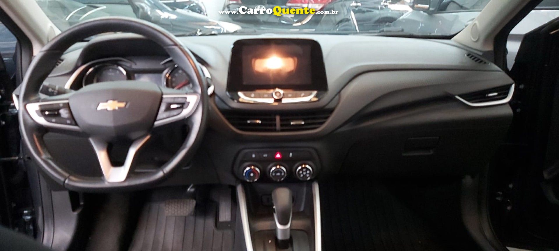 CHEVROLET   ONIX HATCH LTZ 1.0 12V TB FLEX 5P AUT.   CINZA 2024 1.0 FLEX - Loja