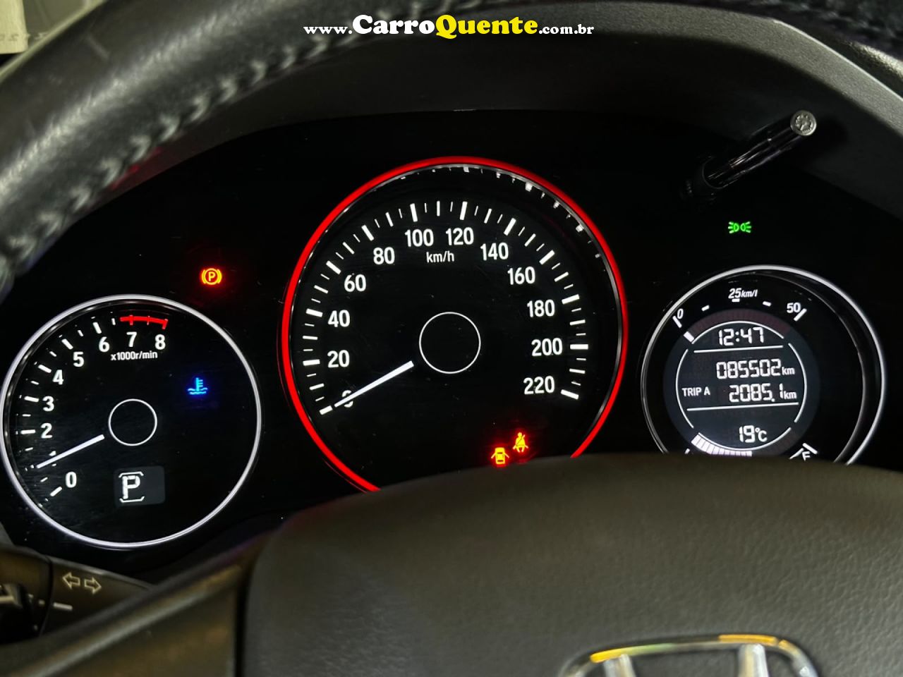 HONDA   HR-V EXL 1.8 FLEXONE 16V 5P AUT.   PRATA 2020 1.8 GASOLINA - Loja