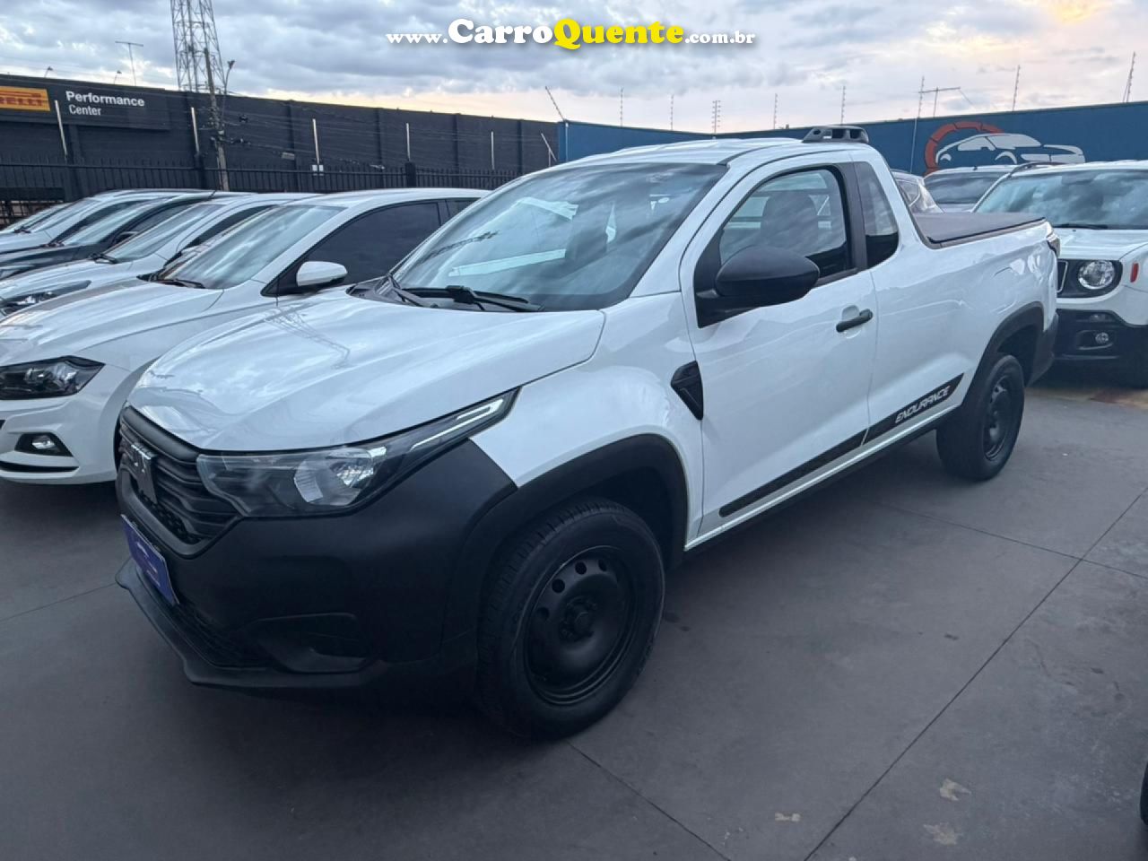 FIAT   STRADA ENDURANCE 1.4 FLEX 8V CS PLUS   BRANCO 2021 1.4 FLEX - Loja