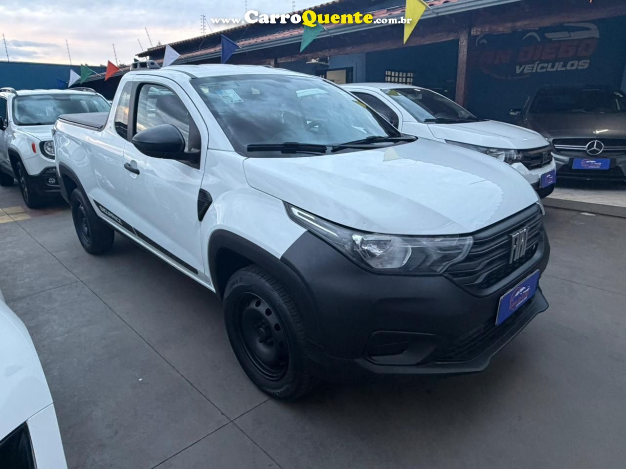 FIAT   STRADA ENDURANCE 1.4 FLEX 8V CS PLUS   BRANCO 2021 1.4 FLEX - Loja