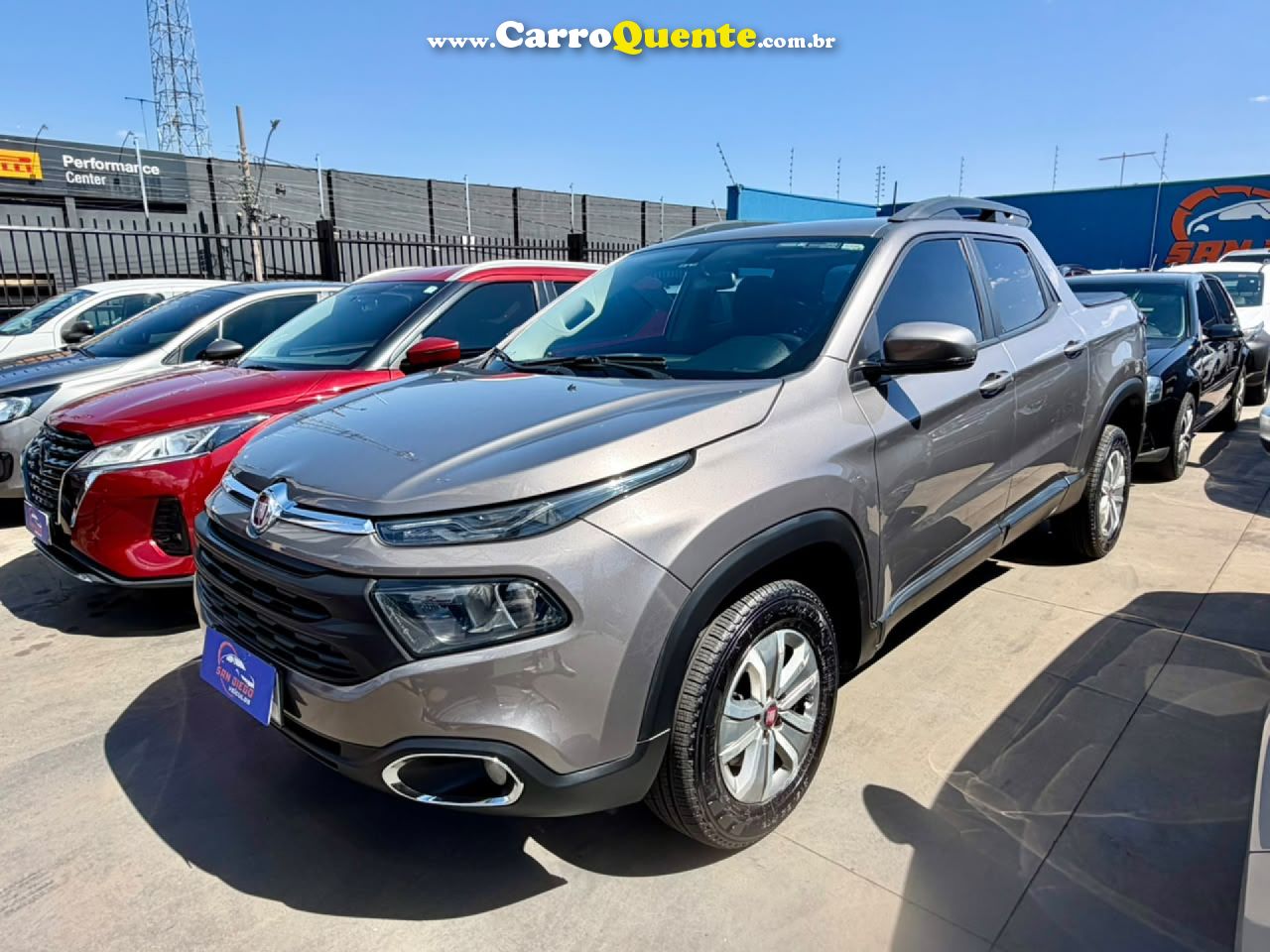 FIAT   TORO FREEDOM 1.8 16V FLEX AUT.   CINZA 2019 1.8 FLEX - Loja
