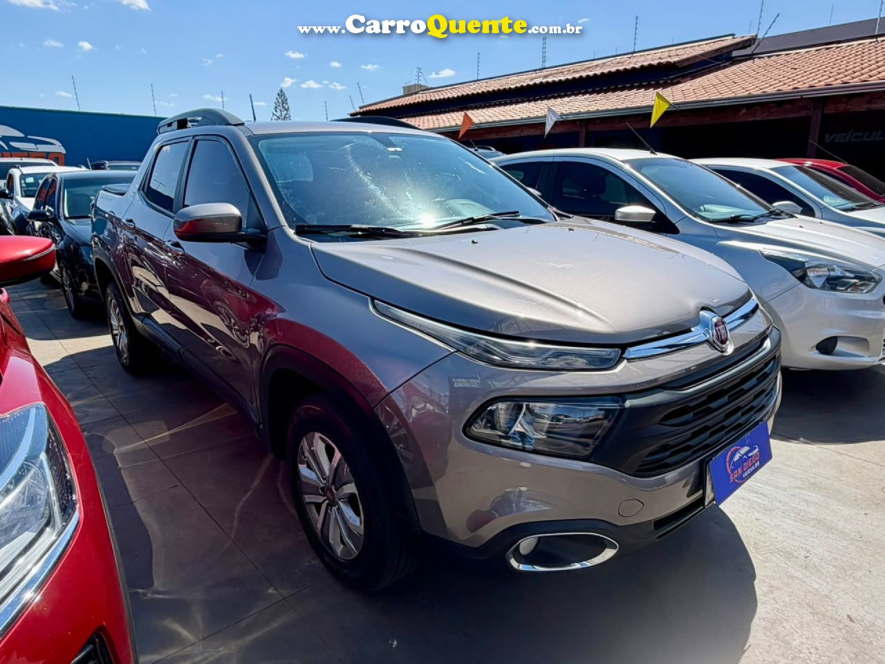 FIAT   TORO FREEDOM 1.8 16V FLEX AUT.   CINZA 2019 1.8 FLEX - Loja