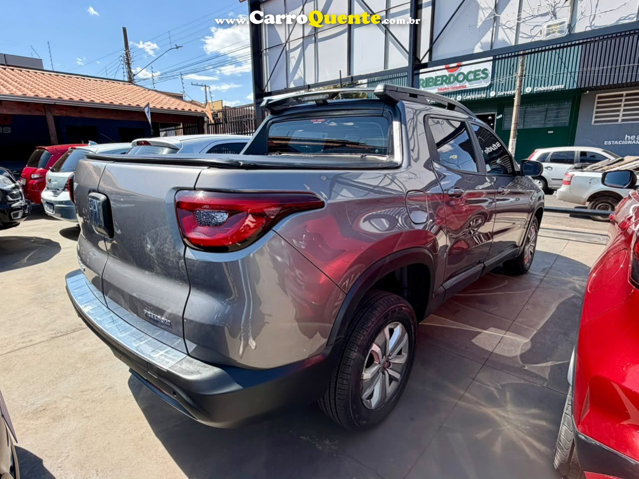 FIAT   TORO FREEDOM 1.8 16V FLEX AUT.   CINZA 2019 1.8 FLEX - Loja