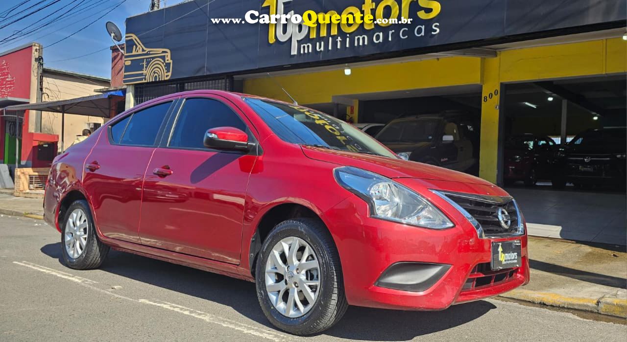 NISSAN   VERSA SV 1.6 16V FLEXSTART 4P AUT.   VINHO 2019 1.6 GASOLINA - Loja