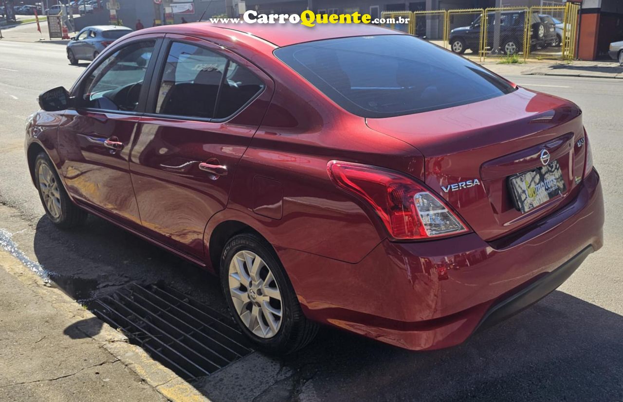 NISSAN   VERSA SV 1.6 16V FLEXSTART 4P AUT.   VINHO 2019 1.6 GASOLINA - Loja