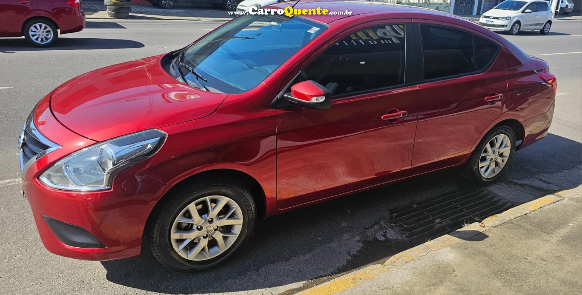 NISSAN   VERSA SV 1.6 16V FLEXSTART 4P AUT.   VINHO 2019 1.6 GASOLINA - Loja