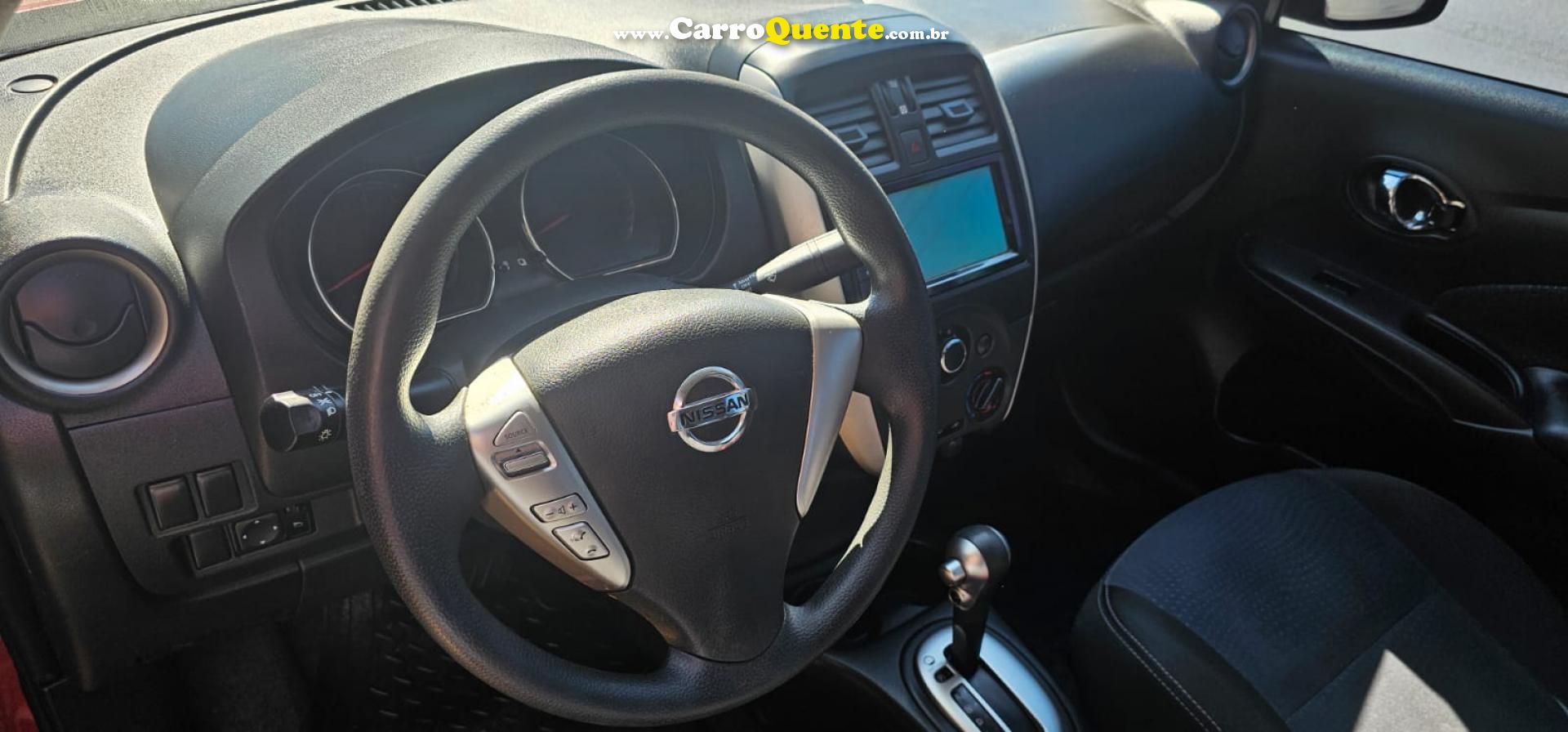 NISSAN   VERSA SV 1.6 16V FLEXSTART 4P AUT.   VINHO 2019 1.6 GASOLINA - Loja