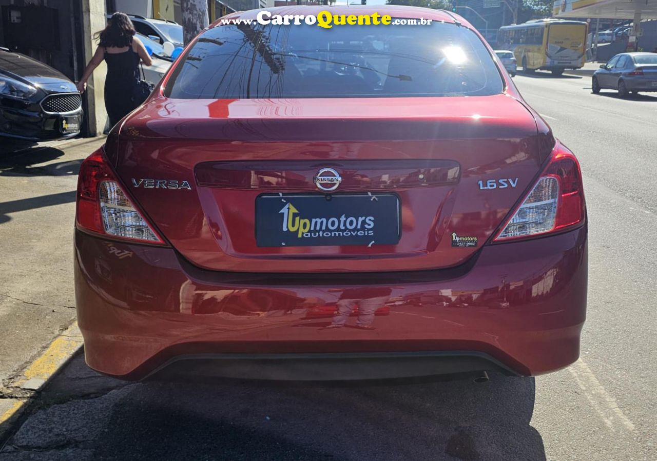 NISSAN   VERSA SV 1.6 16V FLEXSTART 4P AUT.   VINHO 2019 1.6 GASOLINA - Loja