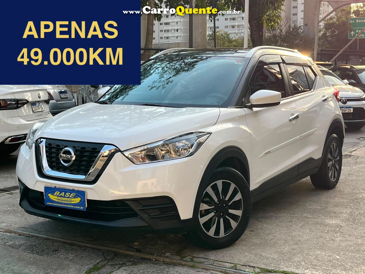 NISSAN   KICKS S 1.6 16V FLEX 5P AUT.   BRANCO 2018 1.6 16V FLEX - Loja