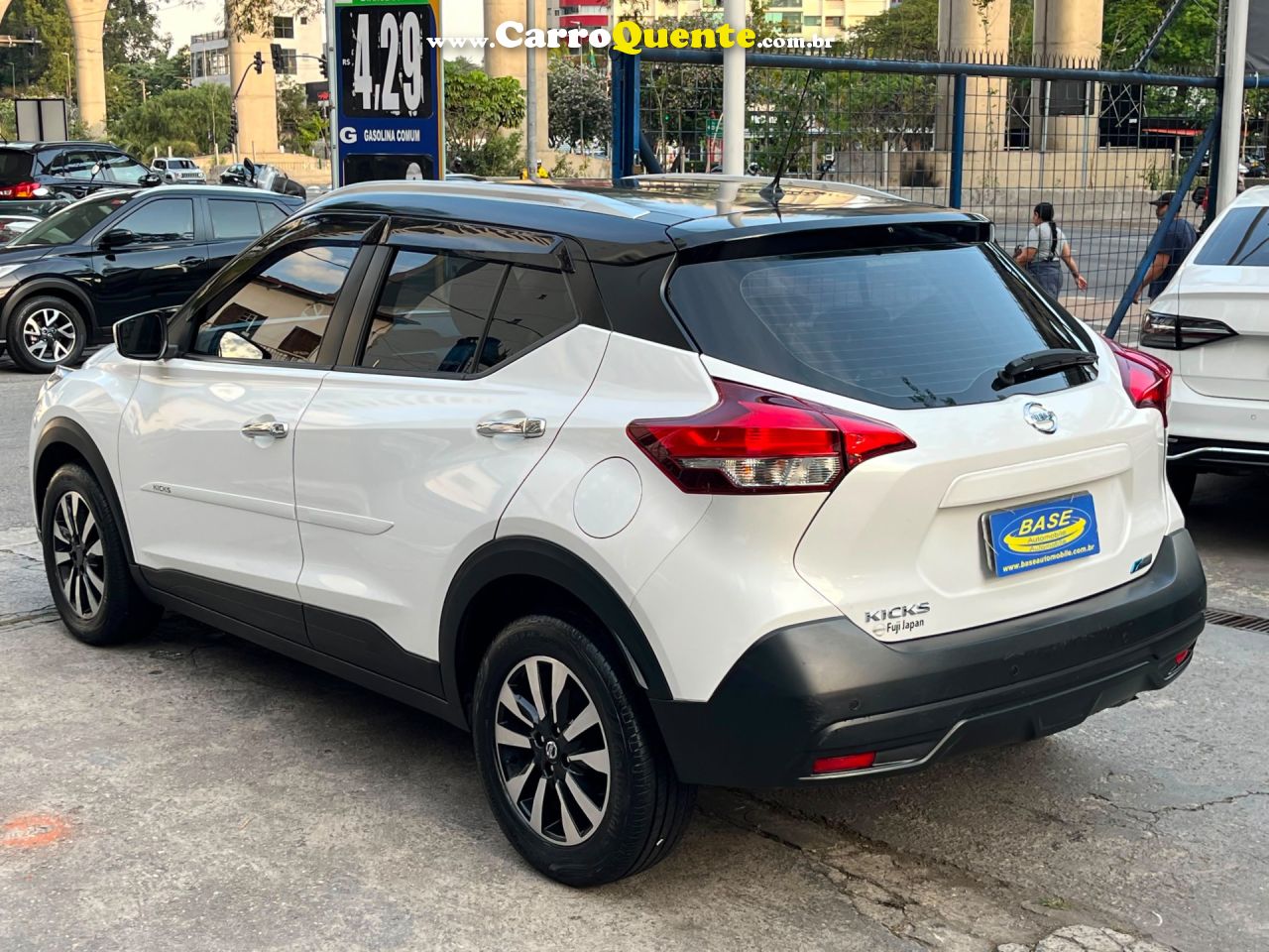 NISSAN   KICKS S 1.6 16V FLEX 5P AUT.   BRANCO 2018 1.6 16V FLEX - Loja