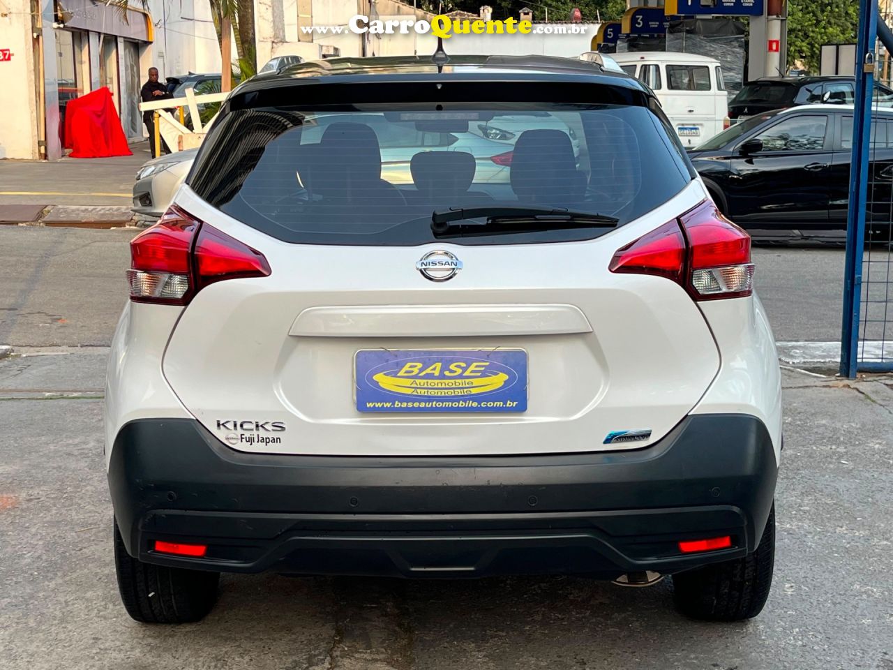 NISSAN   KICKS S 1.6 16V FLEX 5P AUT.   BRANCO 2018 1.6 16V FLEX - Loja