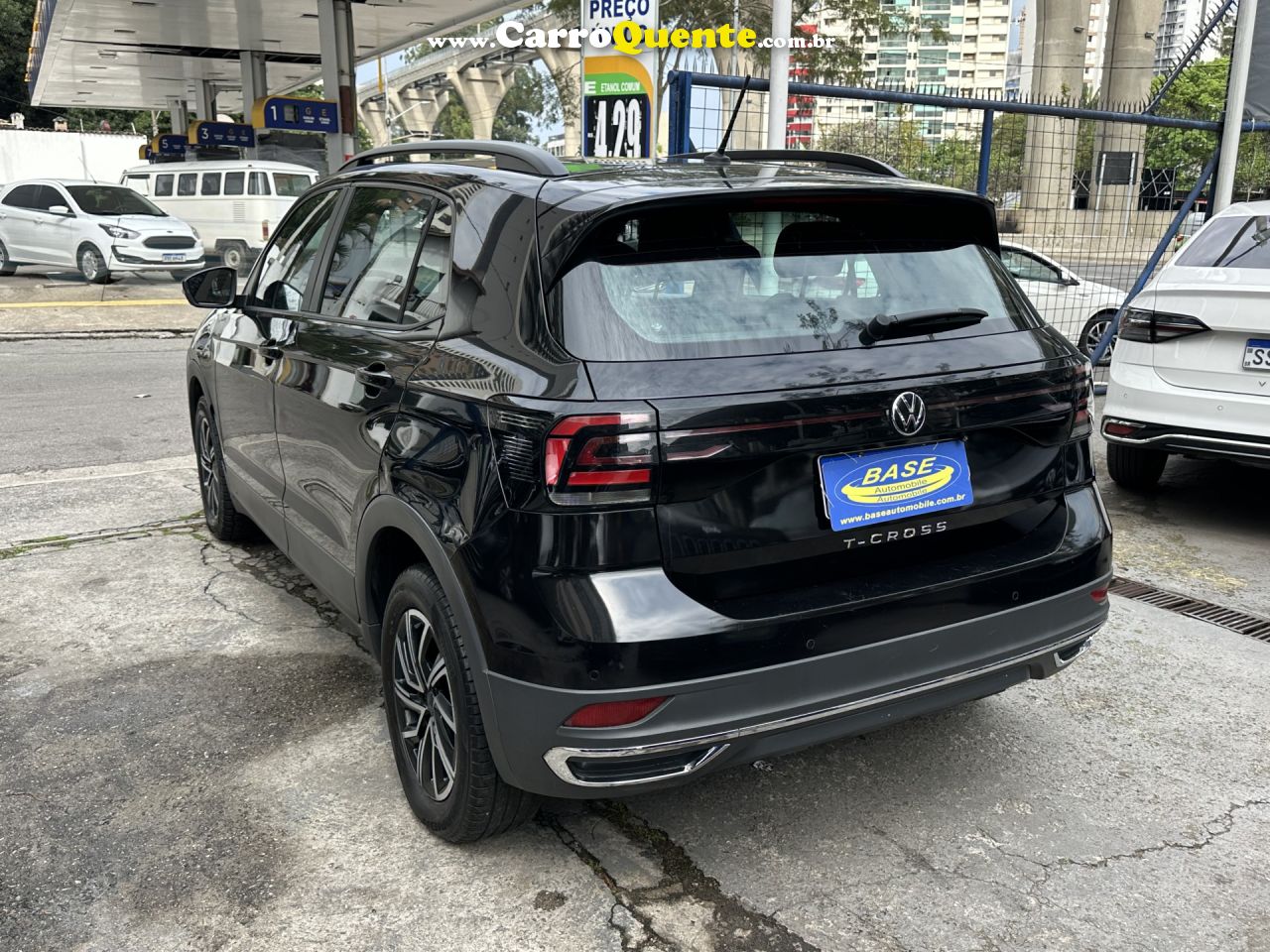 VOLKSWAGEN   T-CROSS SENSE 200 TSI 1.0 FLEX 5P AUT.   PRETO 2023 1.0 TSI FLEX - Loja