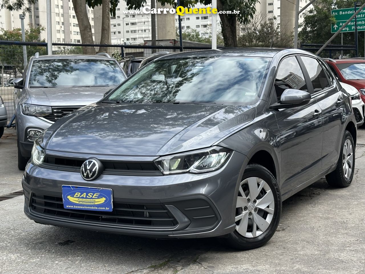 VOLKSWAGEN   POLO 1.0 MPI FLEX 12V 5P   CINZA 2024 1.0 12V FLEX - Loja