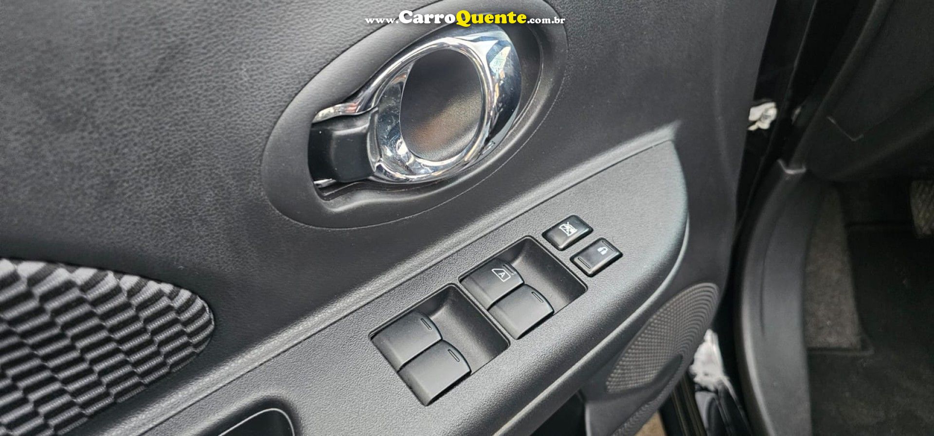 NISSAN   MARCH SV 1.6 16V FLEXSTART 5P MEC.   PRETO 2018 1.6 FLEX - Loja