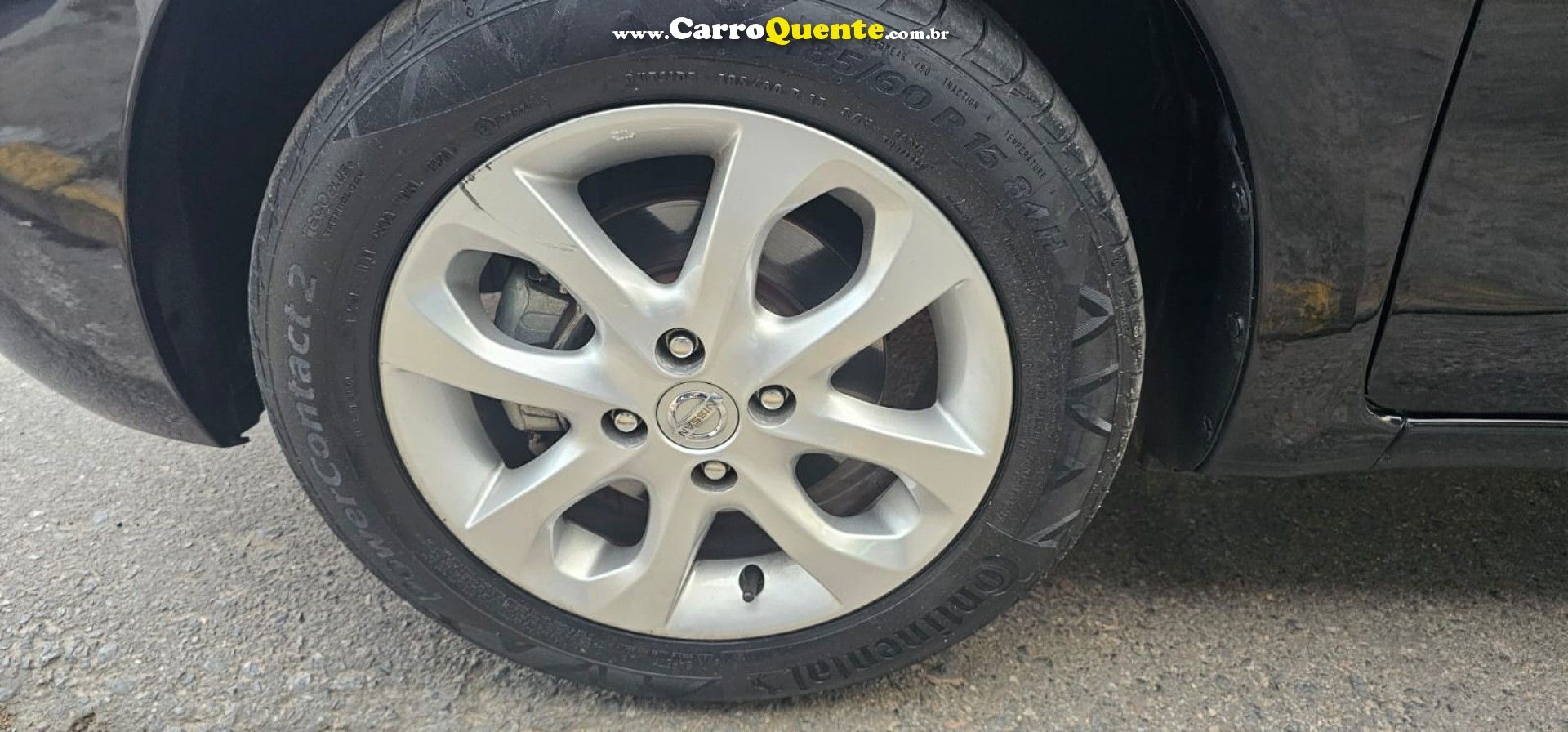 NISSAN   MARCH SV 1.6 16V FLEXSTART 5P MEC.   PRETO 2018 1.6 FLEX - Loja