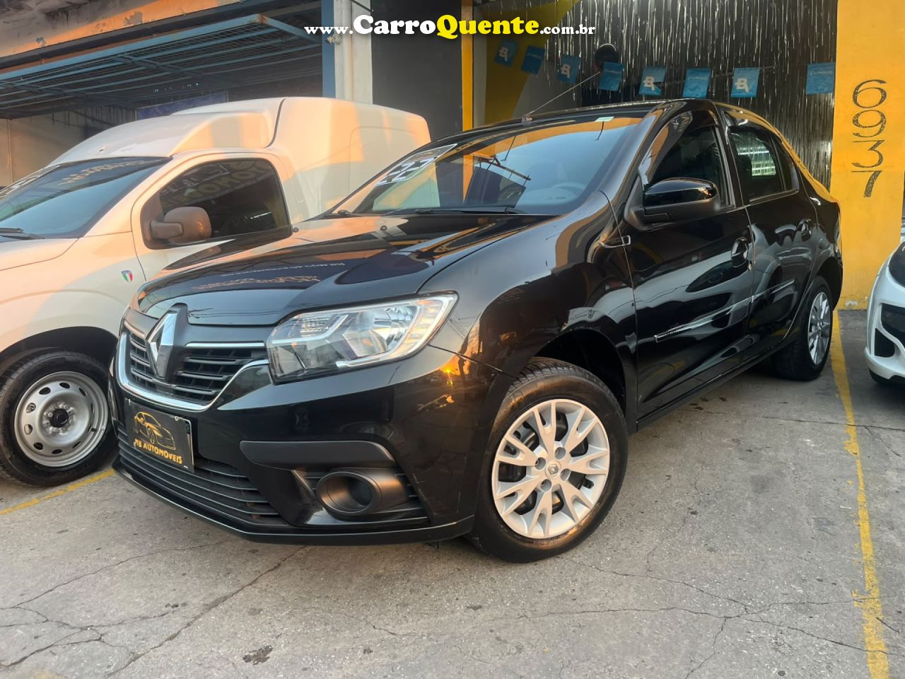 RENAULT   LOGAN ZEN FLEX 1.0 12V 4P MEC.   PRETO 2022 1.0 FLEX - Loja