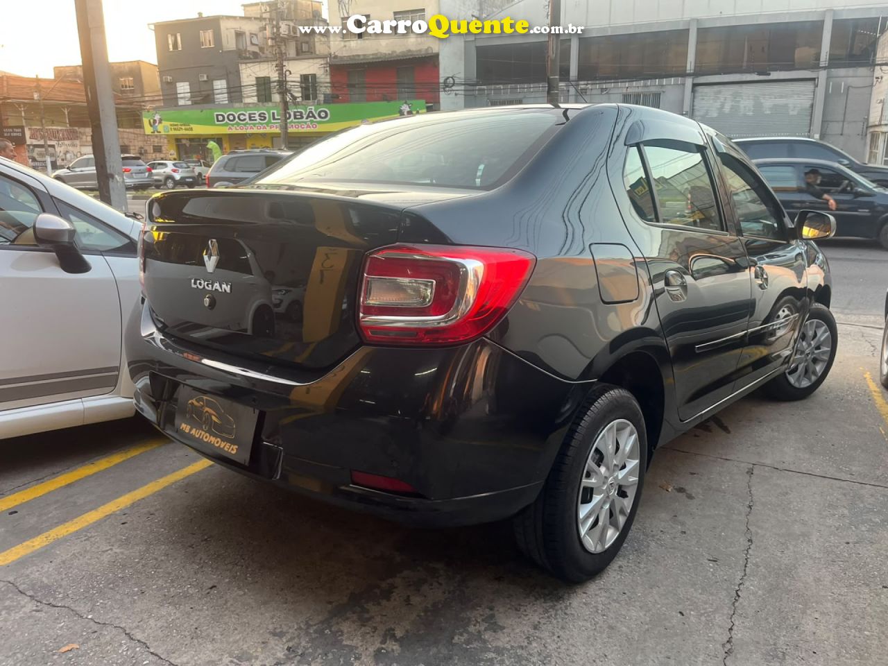 RENAULT   LOGAN ZEN FLEX 1.0 12V 4P MEC.   PRETO 2022 1.0 FLEX - Loja