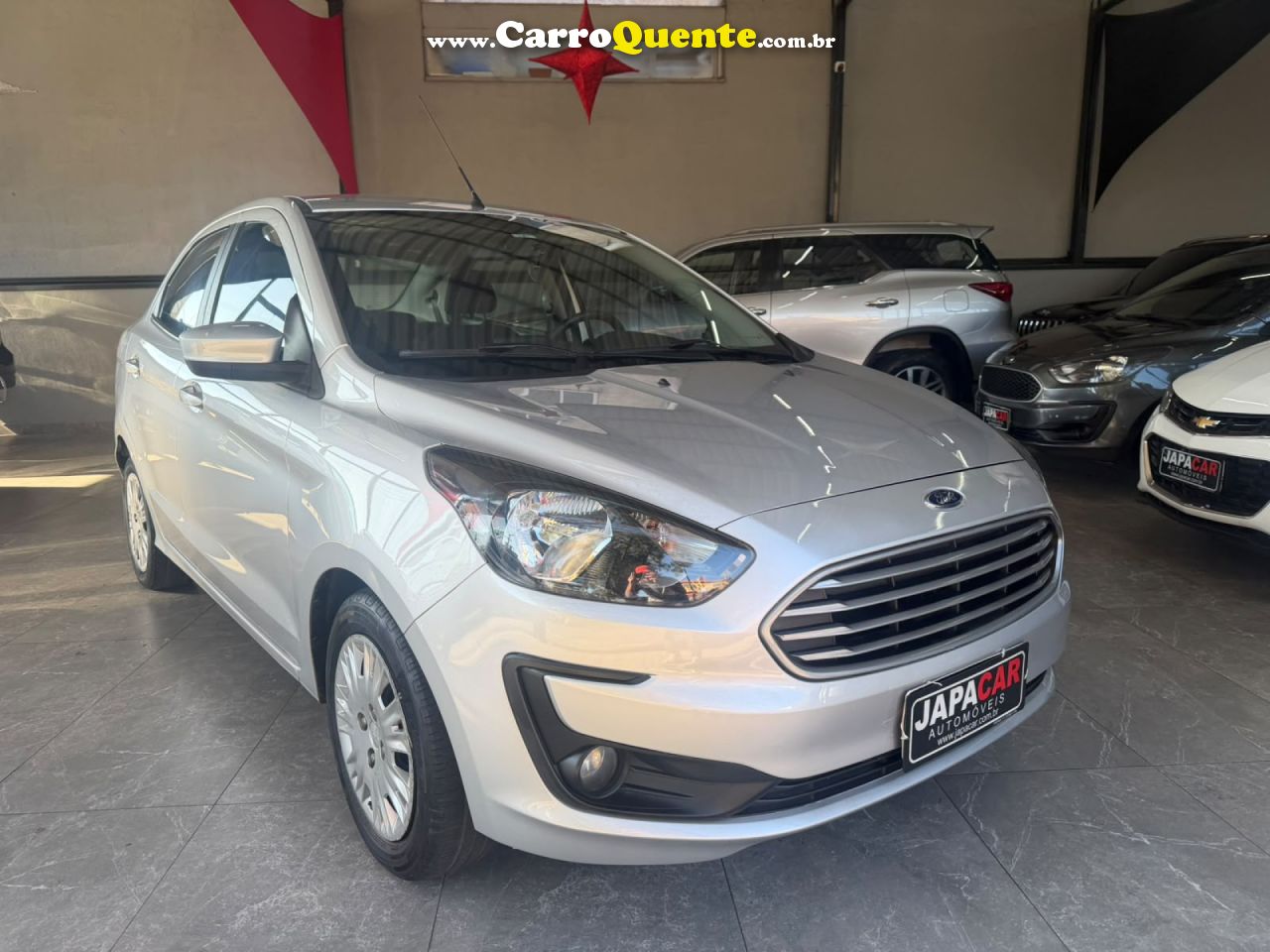 FORD   KA 1.5 SEDAN SE PLUS 12V FLEX 4P AUT.   PRATA 2020 1.5 FLEX - Loja
