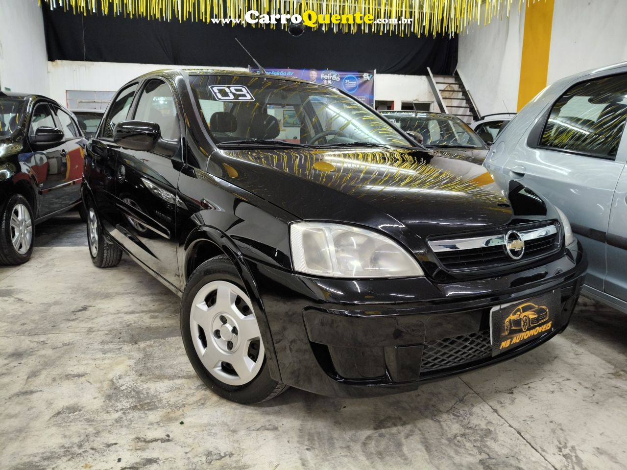 CHEVROLET   CORSA SED. PREMIUM 1.8 MPFI 8V FLEXPOWER   PRETO 2009 1.8 FLEX - Loja
