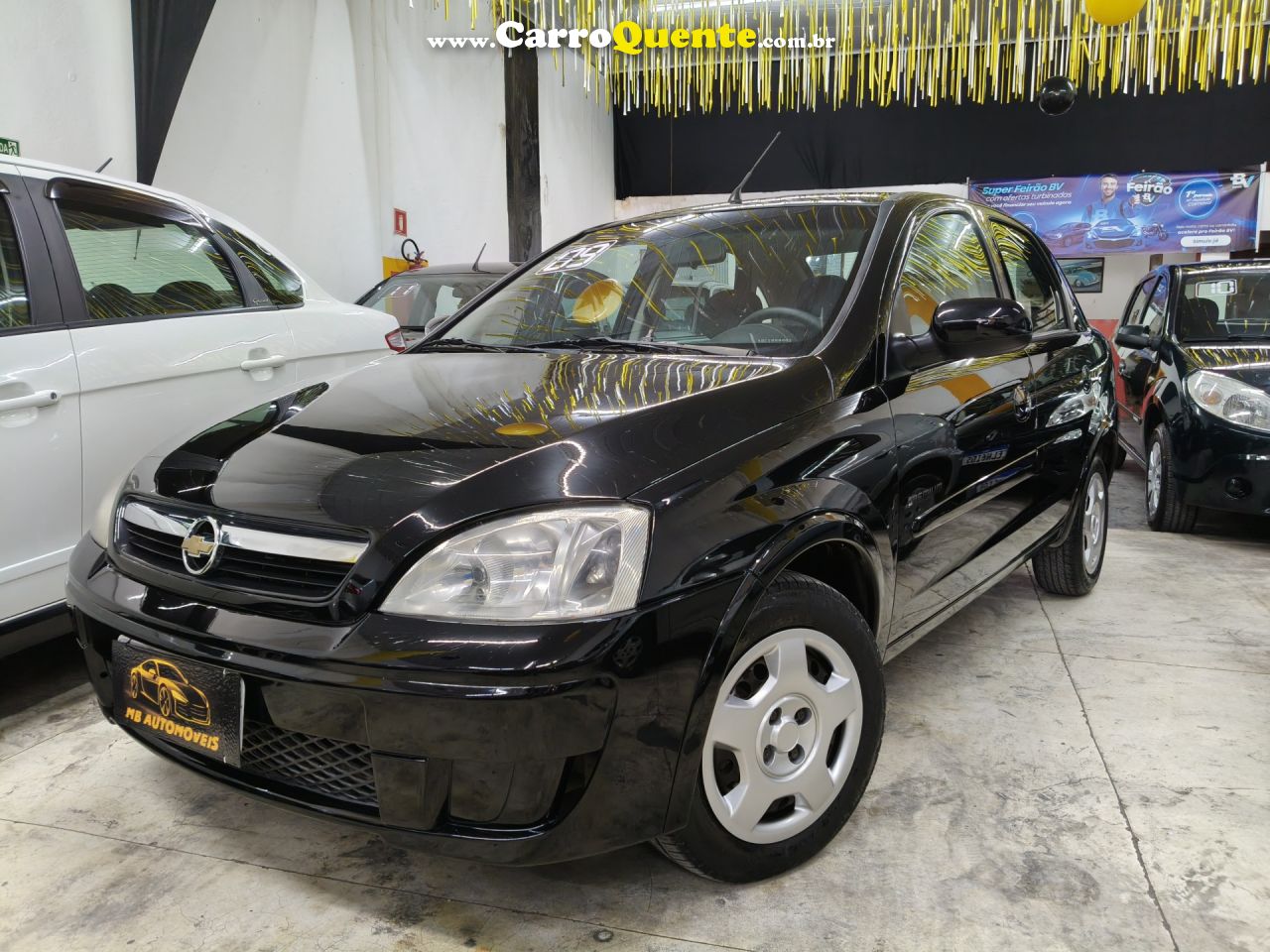 CHEVROLET   CORSA SED. PREMIUM 1.8 MPFI 8V FLEXPOWER   PRETO 2009 1.8 FLEX - Loja