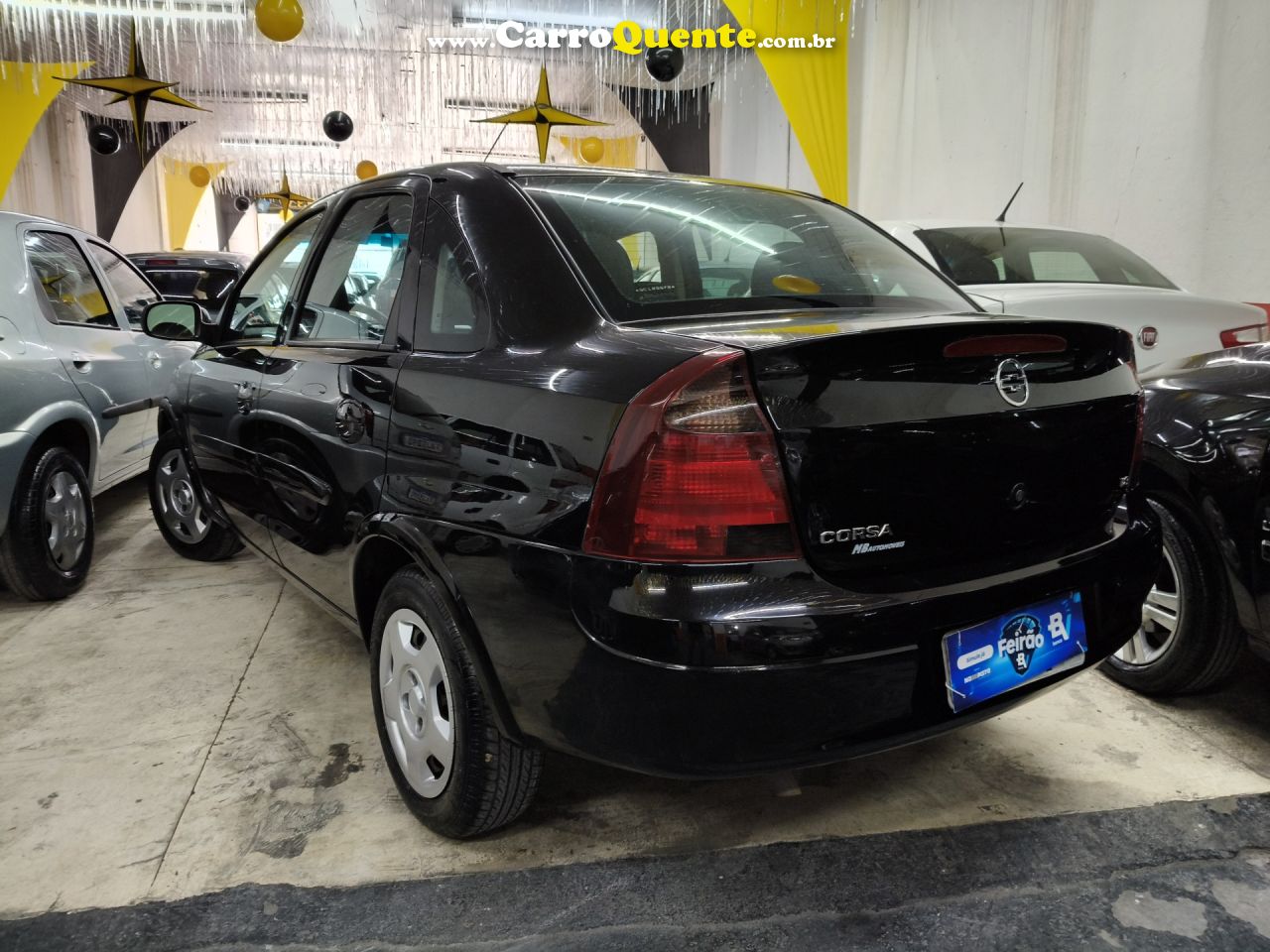 CHEVROLET   CORSA SED. PREMIUM 1.8 MPFI 8V FLEXPOWER   PRETO 2009 1.8 FLEX - Loja
