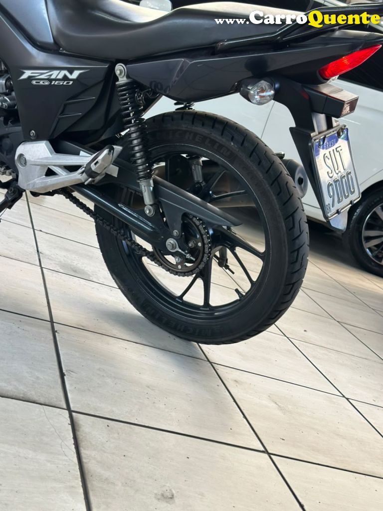 HONDA   CG 160 FAN    CINZA 2024 160 FLEX - Loja