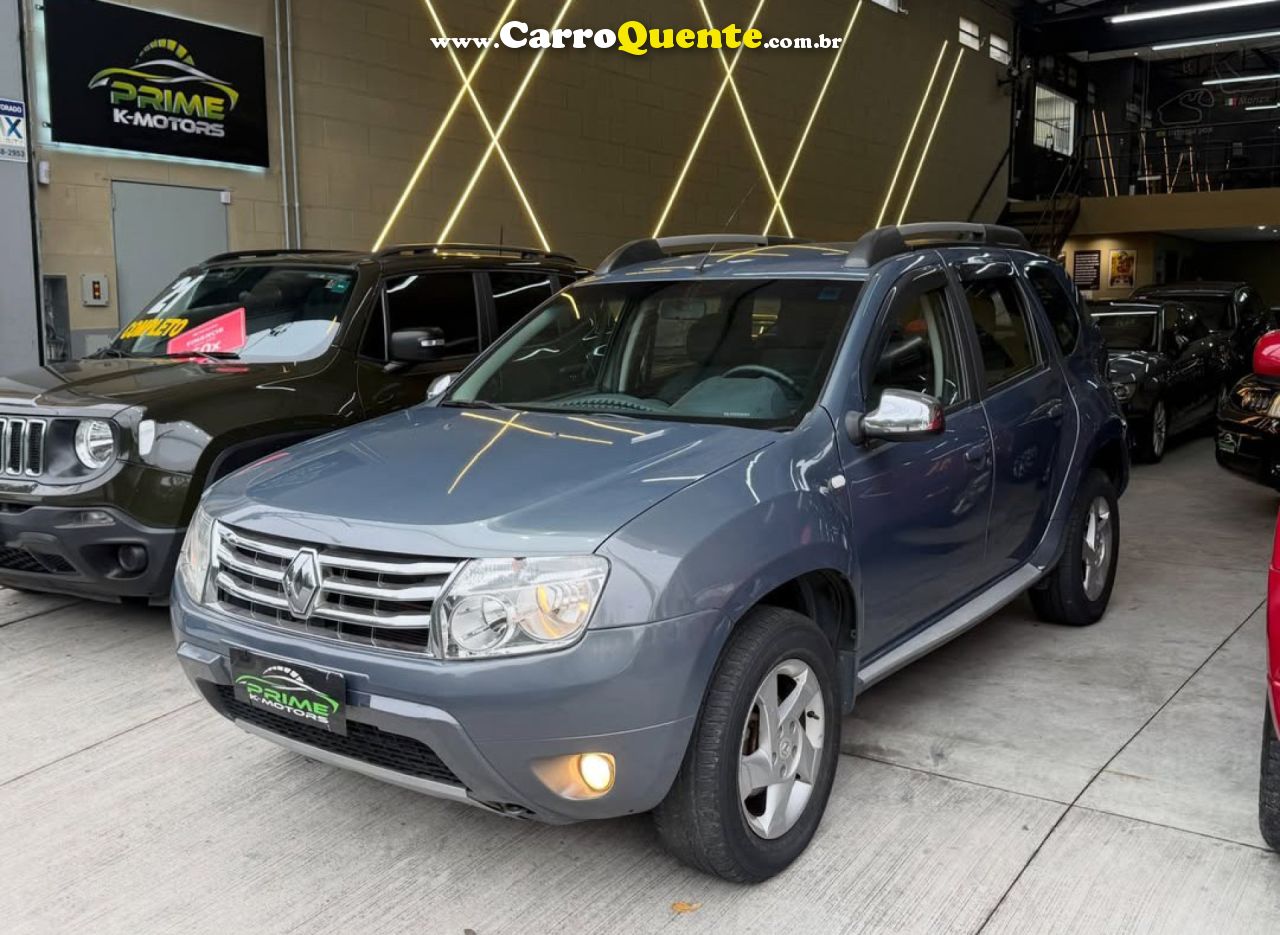 RENAULT   DUSTER DYNAMIQUE 1.6 FLEX 16V MEC.   CINZA 2014 1.6 FLEX - Loja