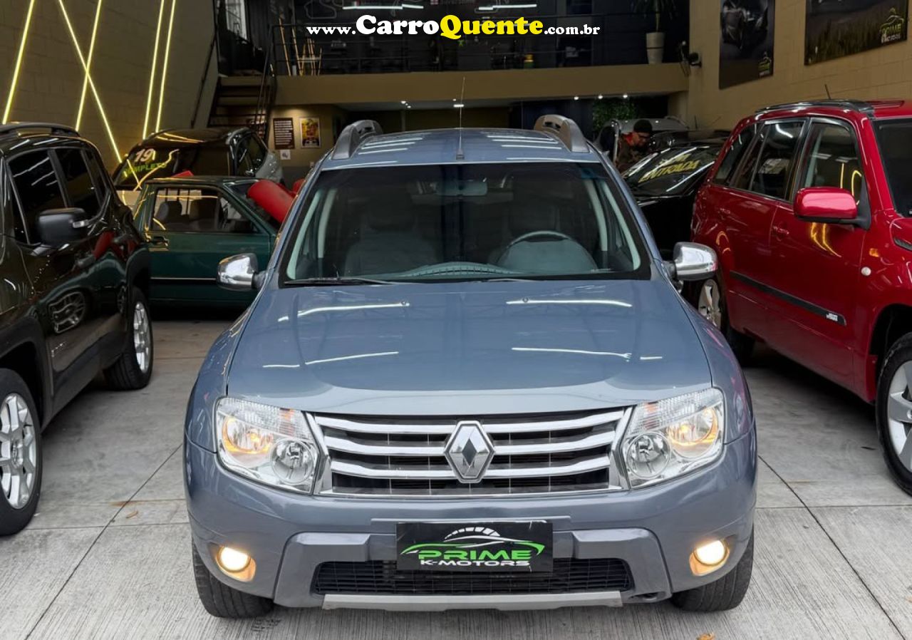 RENAULT   DUSTER DYNAMIQUE 1.6 FLEX 16V MEC.   CINZA 2014 1.6 FLEX - Loja