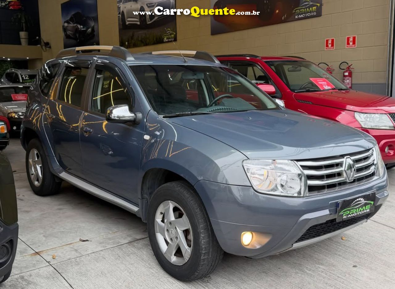 RENAULT   DUSTER DYNAMIQUE 1.6 FLEX 16V MEC.   CINZA 2014 1.6 FLEX - Loja