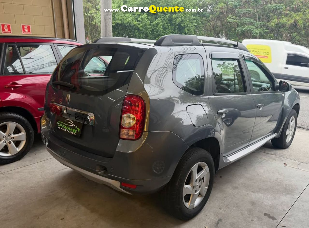 RENAULT   DUSTER DYNAMIQUE 1.6 FLEX 16V MEC.   CINZA 2014 1.6 FLEX - Loja