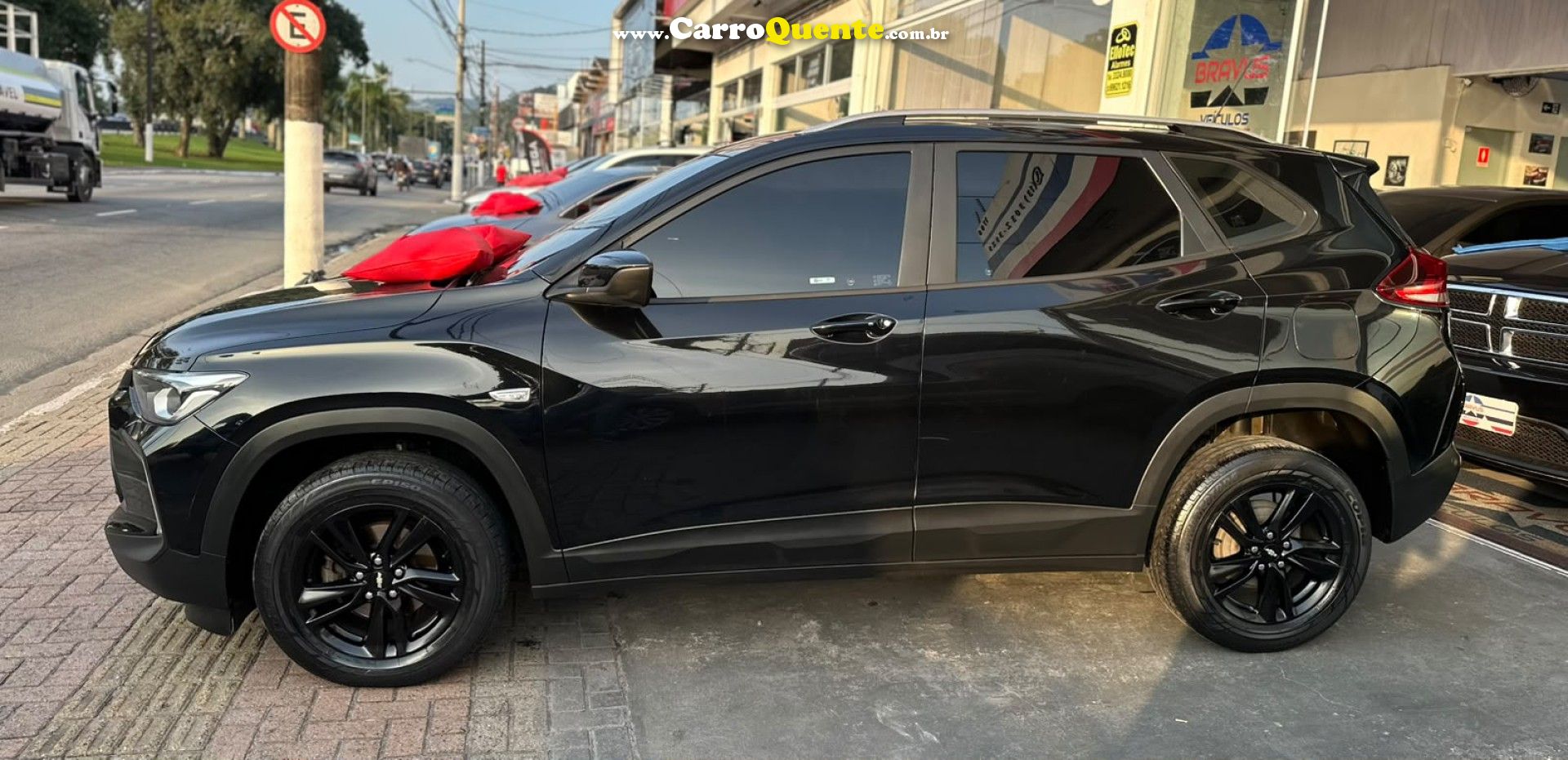 CHEVROLET   TRACKER LT 1.0 TURBO 12V FLEX AUT.   PRETO 2021 1.0 FLEX - Loja