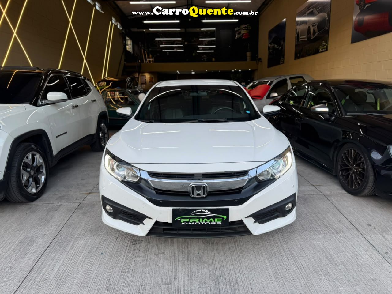 HONDA   CIVIC SEDAN EXL 2.0 FLEX 16V AUT.4P   BRANCO 2018 2.0 FLEX - Loja