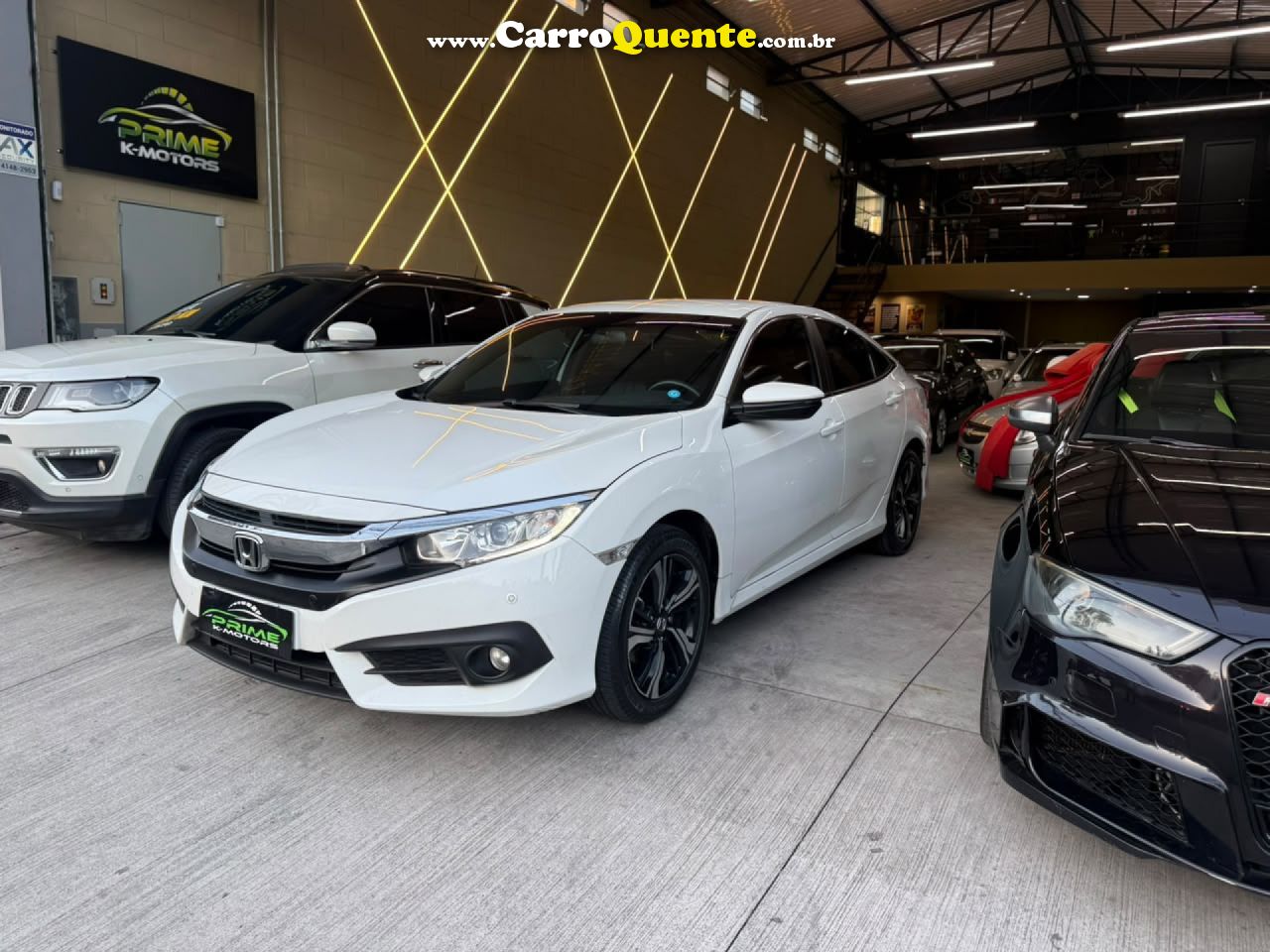 HONDA   CIVIC SEDAN EXL 2.0 FLEX 16V AUT.4P   BRANCO 2018 2.0 FLEX - Loja
