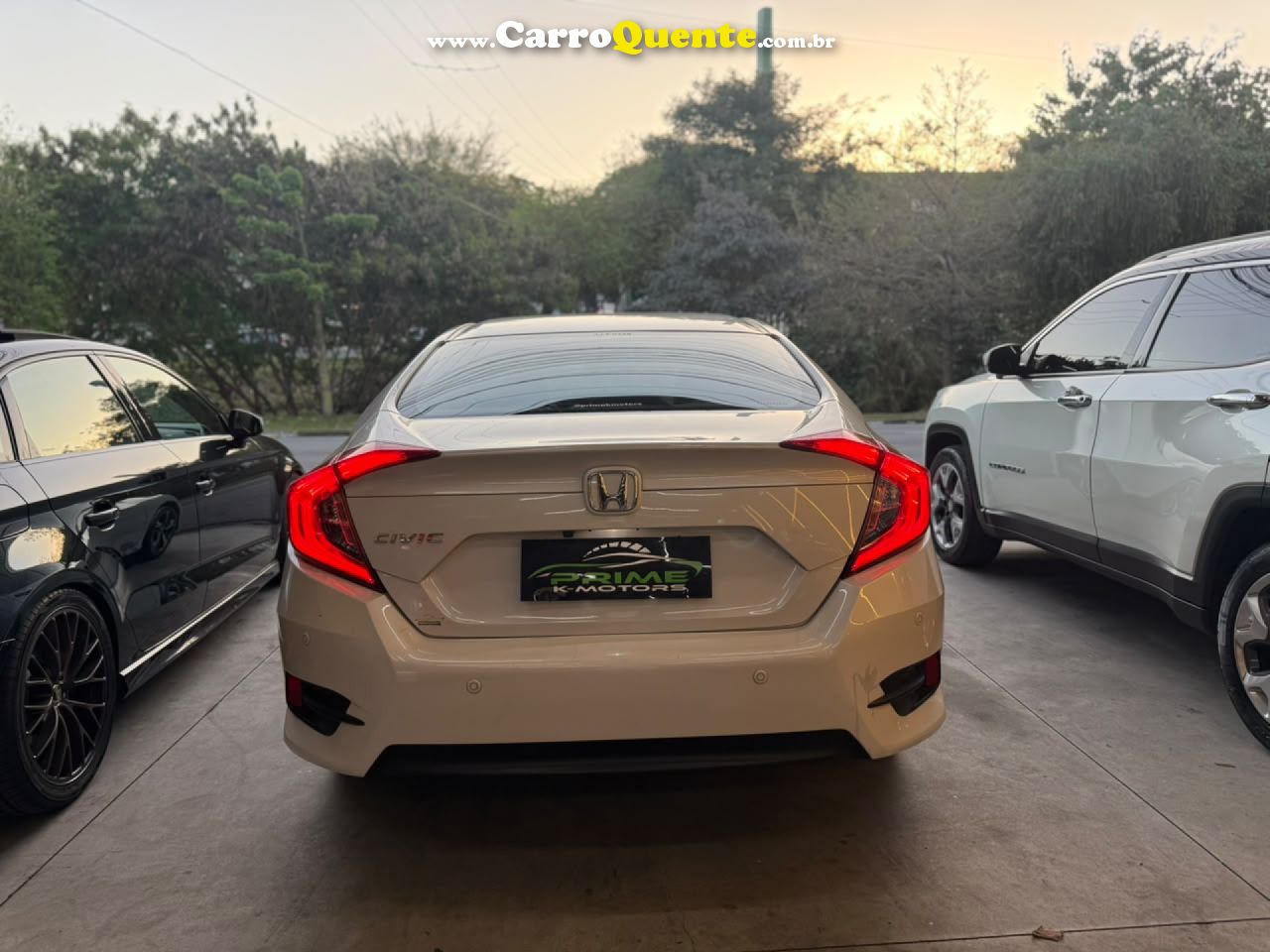 HONDA   CIVIC SEDAN EXL 2.0 FLEX 16V AUT.4P   BRANCO 2018 2.0 FLEX - Loja