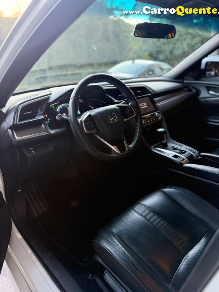 HONDA   CIVIC SEDAN EXL 2.0 FLEX 16V AUT.4P   BRANCO 2018 2.0 FLEX - Loja