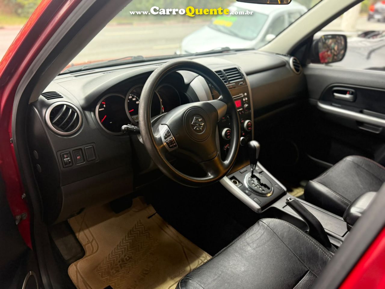 SUZUKI   GRAND VITARA 2.0 16V 4X24X4 5P AUT.   VERMELHO 2010 2.0 GASOLINA - Loja