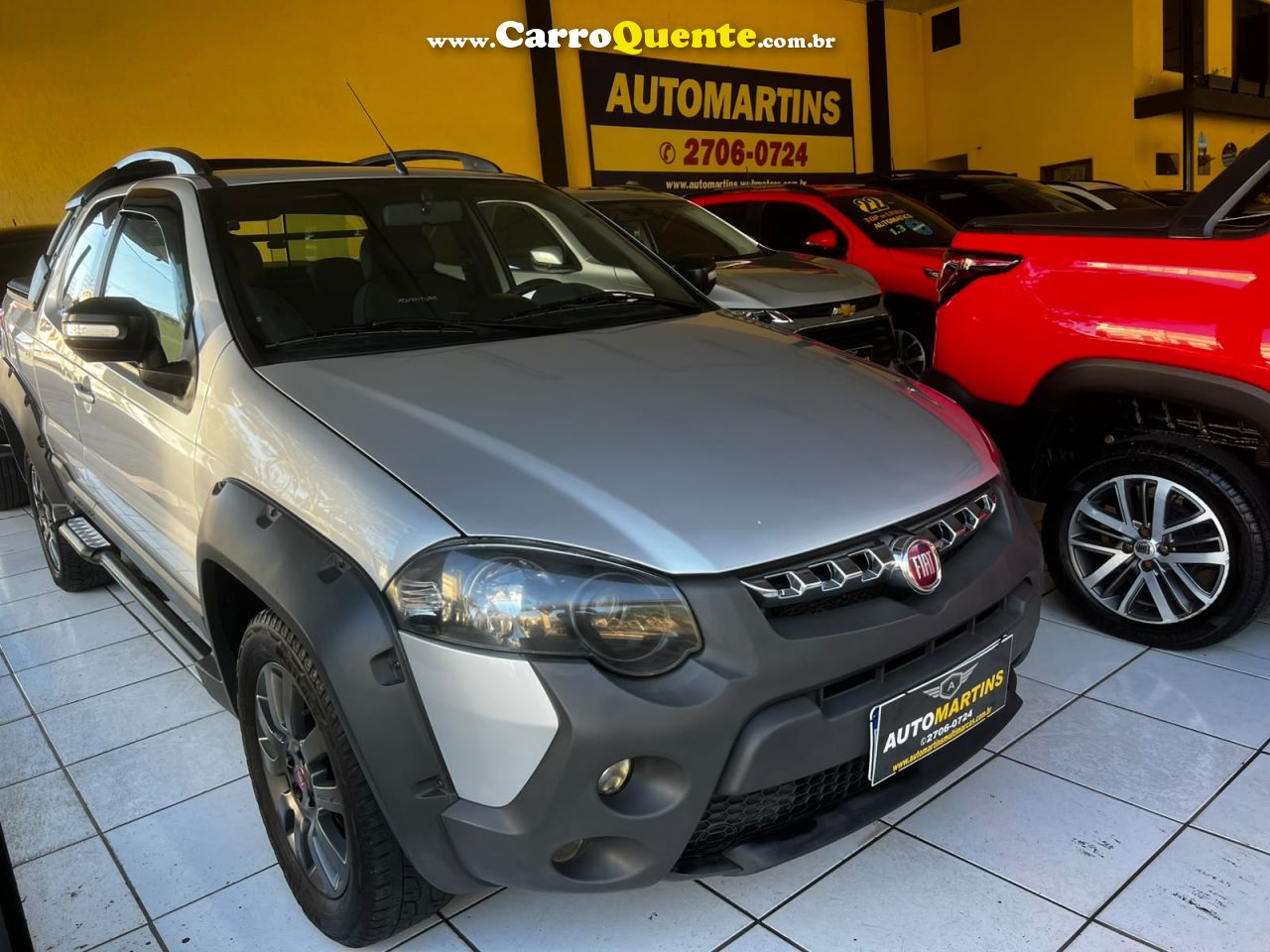 FIAT STRADA 1.8 MPI ADVENTURE CD 16V 2018 - Loja