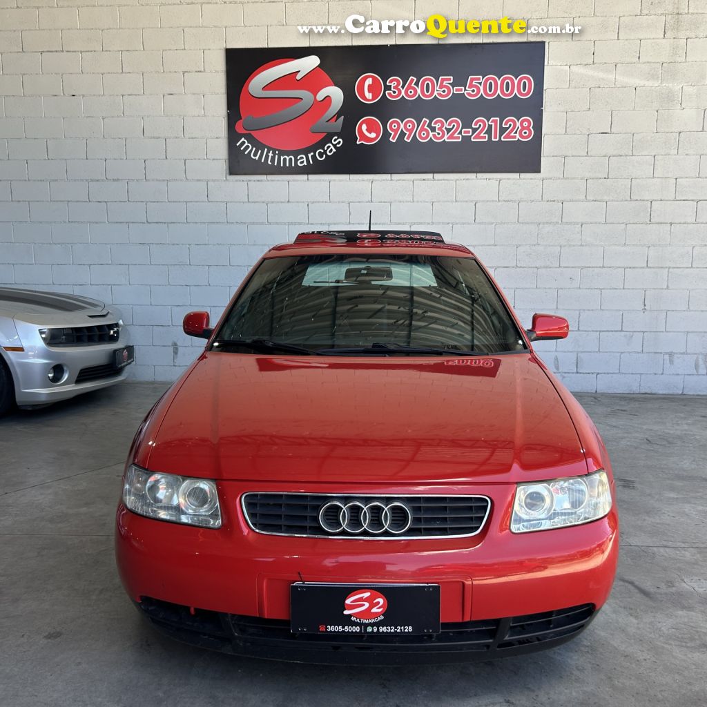 AUDI   A3 1.8 3P   VERMELHO 1998 1.8 GASOLINA - Loja