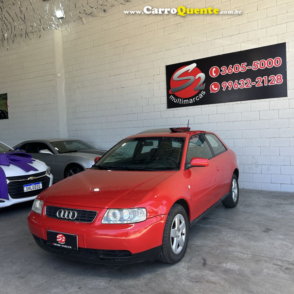 AUDI   A3 1.8 3P   VERMELHO 1998 1.8 GASOLINA - Loja