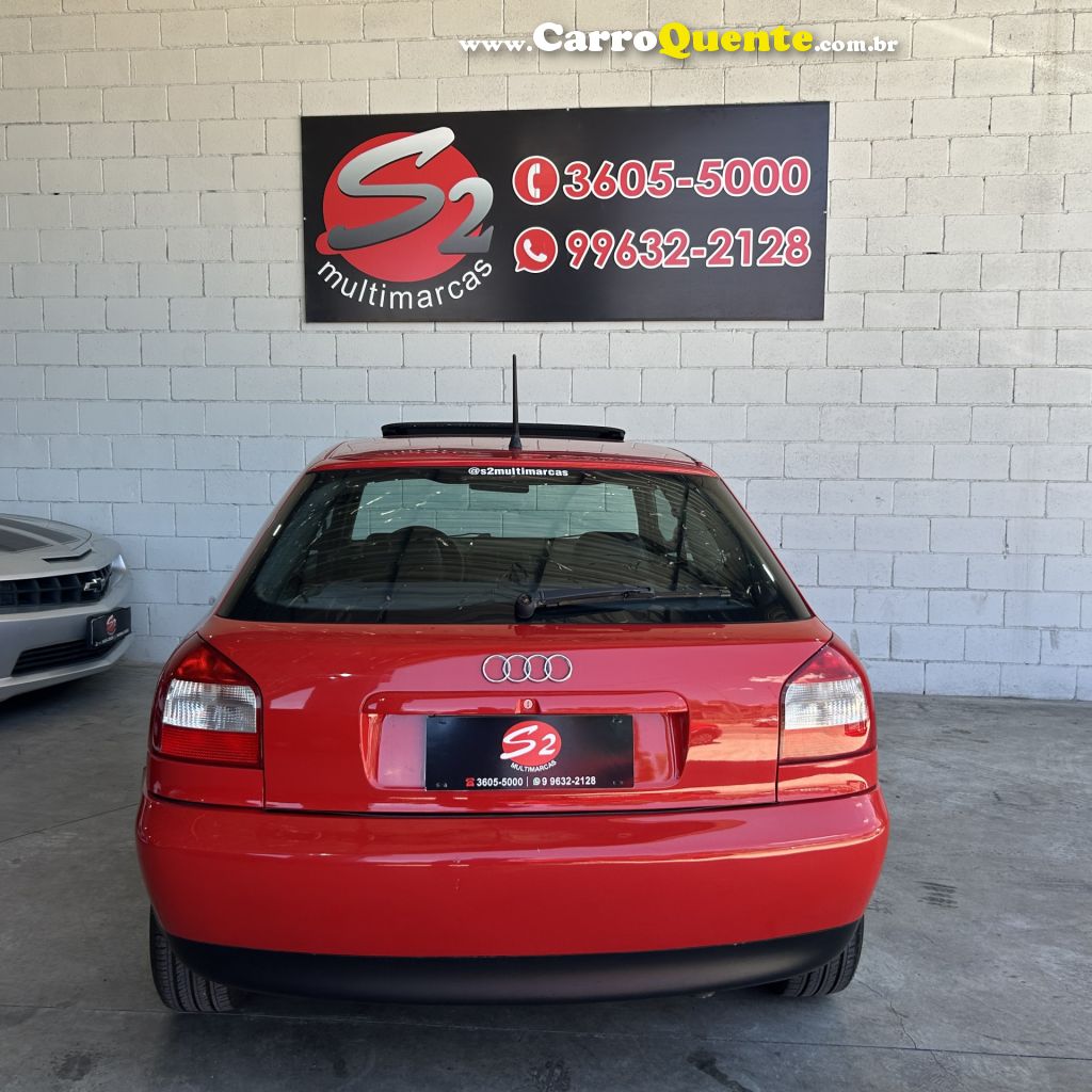 AUDI   A3 1.8 3P   VERMELHO 1998 1.8 GASOLINA - Loja