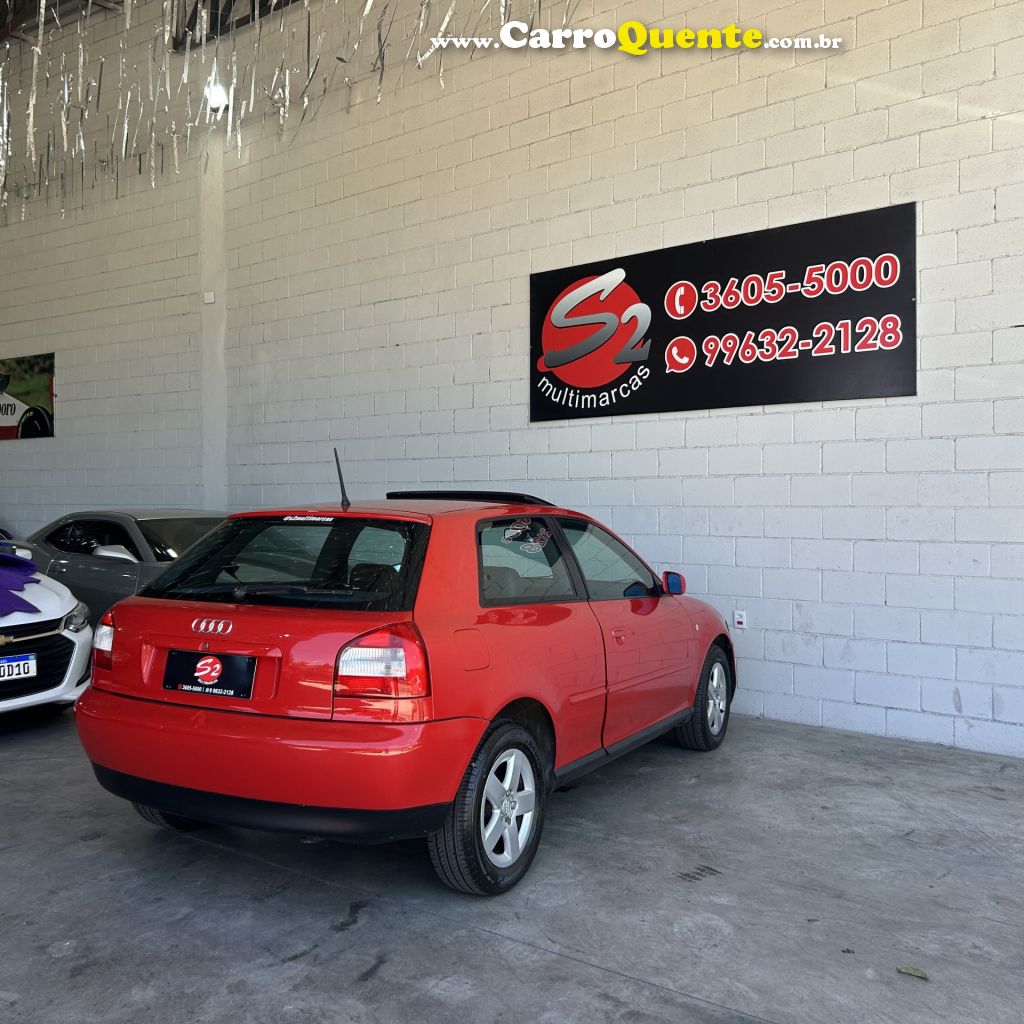 AUDI   A3 1.8 3P   VERMELHO 1998 1.8 GASOLINA - Loja