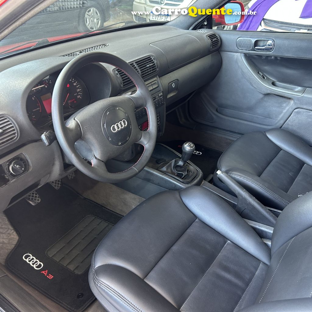 AUDI   A3 1.8 3P   VERMELHO 1998 1.8 GASOLINA - Loja