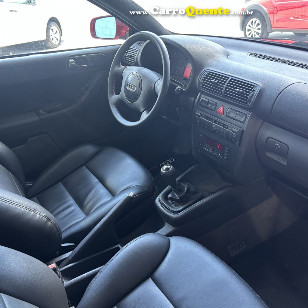 AUDI   A3 1.8 3P   VERMELHO 1998 1.8 GASOLINA - Loja