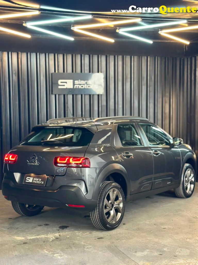 CITROËN   C4 CACTUS FEEL 1.6 16V FLEX AUT.   CINZA 2022 1.6 FLEX - Loja