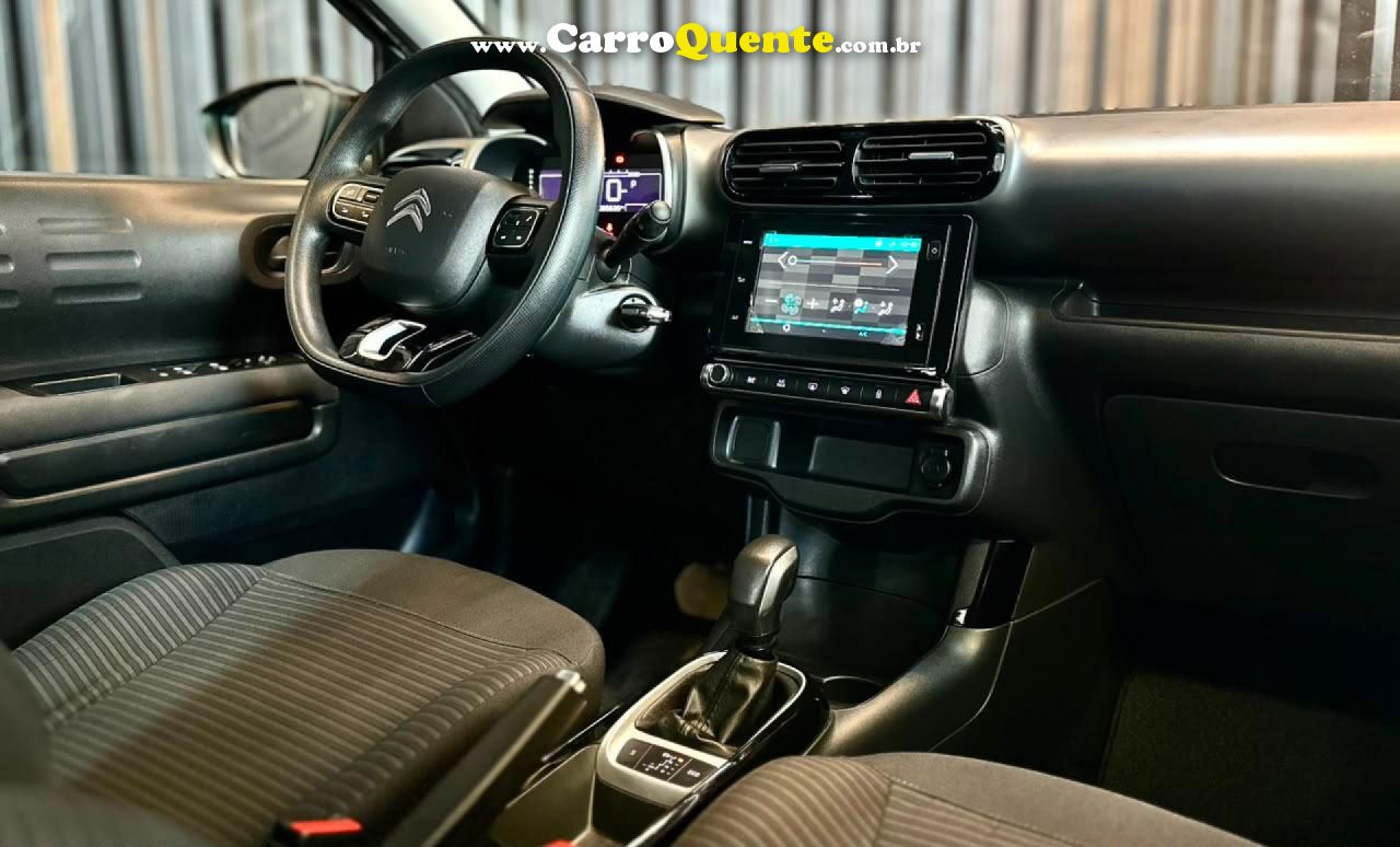 CITROËN   C4 CACTUS FEEL 1.6 16V FLEX AUT.   CINZA 2022 1.6 FLEX - Loja