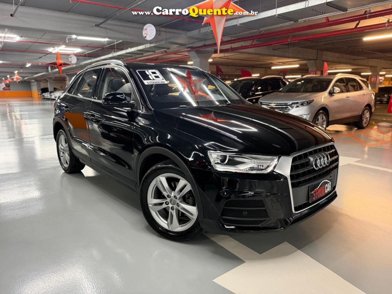 AUDI   Q3 1.4 TFSITFSI FLEX S-TRONIC 5P   PRETO 2018 1.4 FLEX - Loja