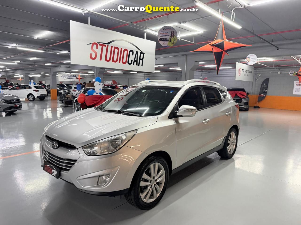 HYUNDAI   IX35 GLS 2.0 16V 2WD FLEX AUT.   PRATA 2015 2.0 FLEX - Loja
