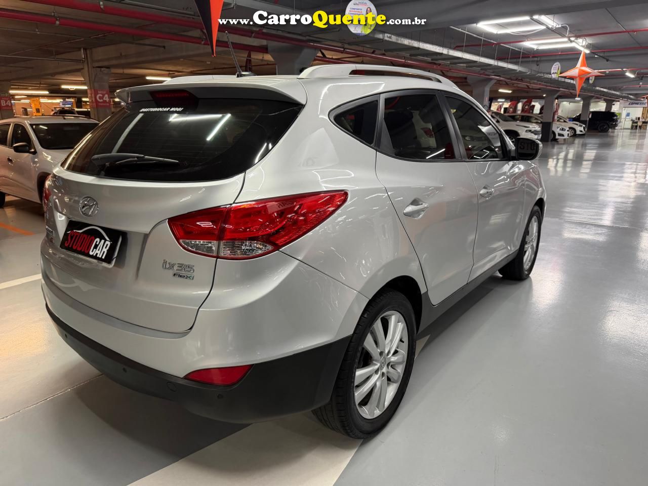 HYUNDAI   IX35 GLS 2.0 16V 2WD FLEX AUT.   PRATA 2015 2.0 FLEX - Loja